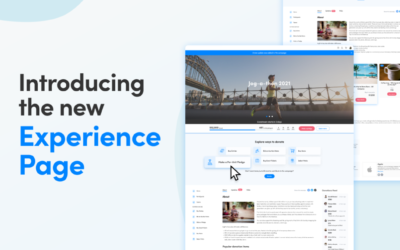 Announcement: The New Experience Page Is Here