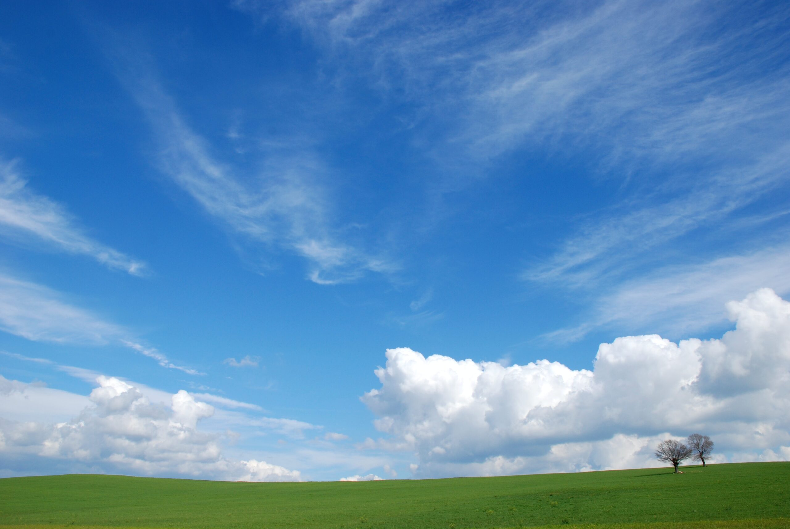 a blue sky representing the potential of combining an IRL raffle fundraiser with printed raffle tickets with online raffle elements